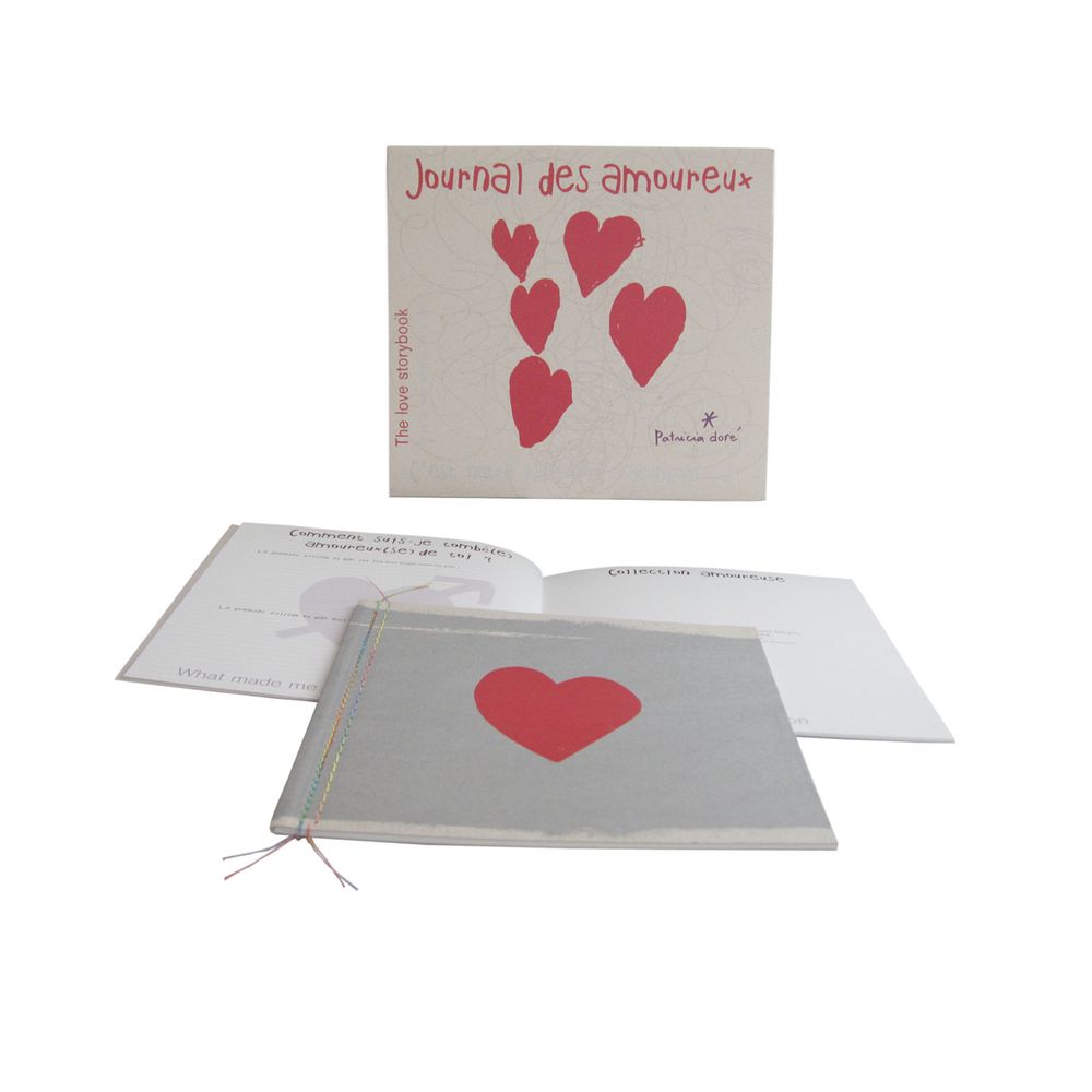 Stationery - Recycled lovers' journal - PATRICIA DORÉ