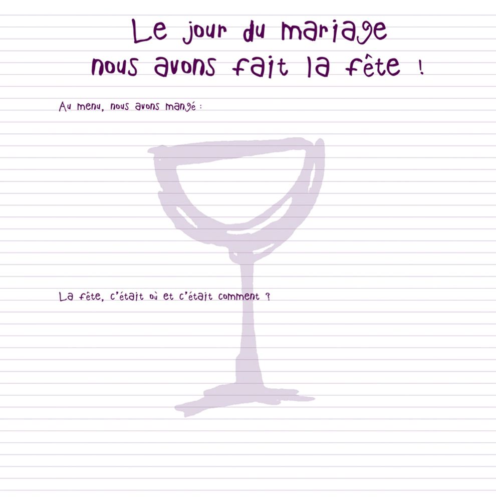 Stationery - Recycled Wedding Diary - PATRICIA DORÉ