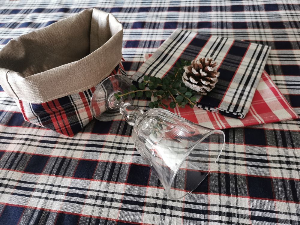 Table linen - Kelsch/linen reversible coated table set - KELSCH D' ALSACE  IN SEEBACH