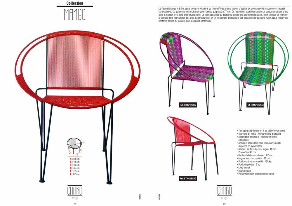 Fauteuils - Collection Mobiliers - CHAKO - LES ARTEURS