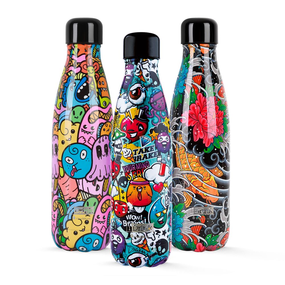 Tea and coffee accessories - I-Drink Bottles FANTASY 1 - I-DRINK