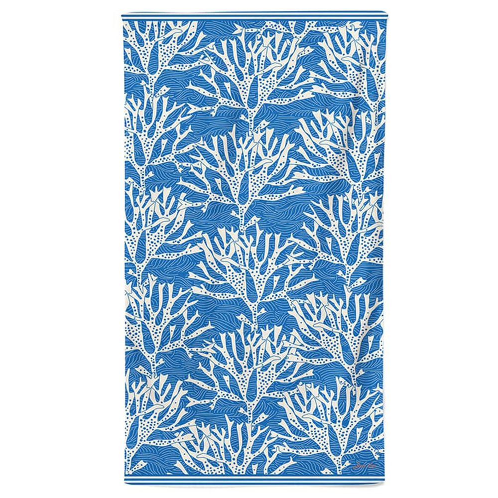 Autres linges de bain - Drap de plage Flora Outremer - LA MAISON JEAN-VIER