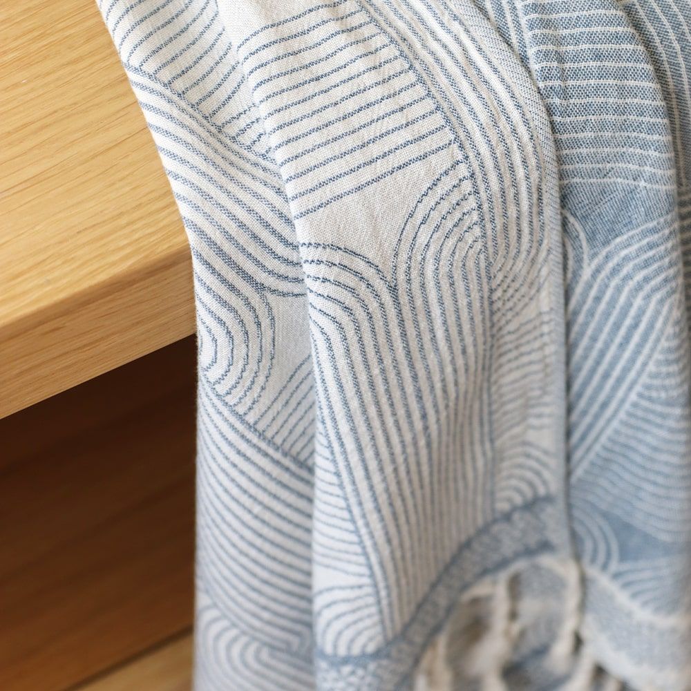 Other bath linens - Fouta Katea Ink - LA MAISON JEAN-VIER