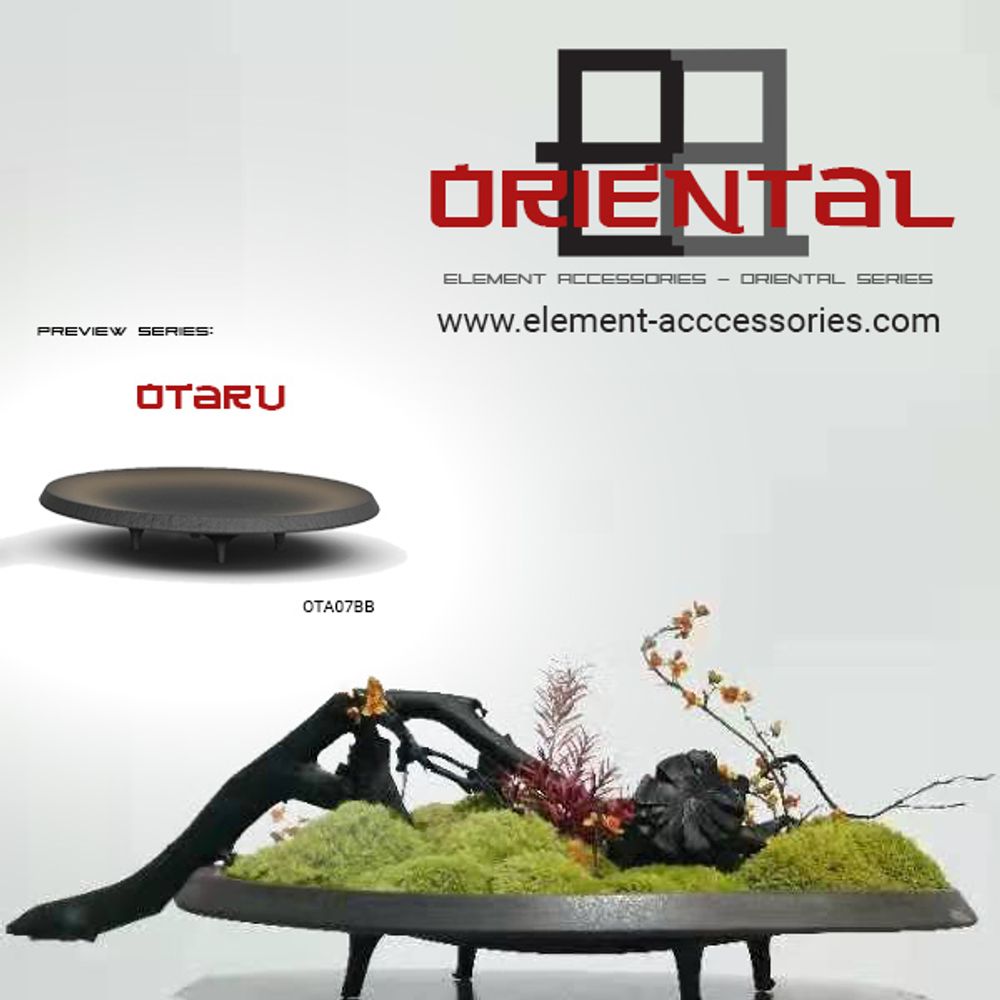Ceramic - OTARU series: new modern Asian vases and bowls, innovative design, high end - ELEMENT ACCESSORIES