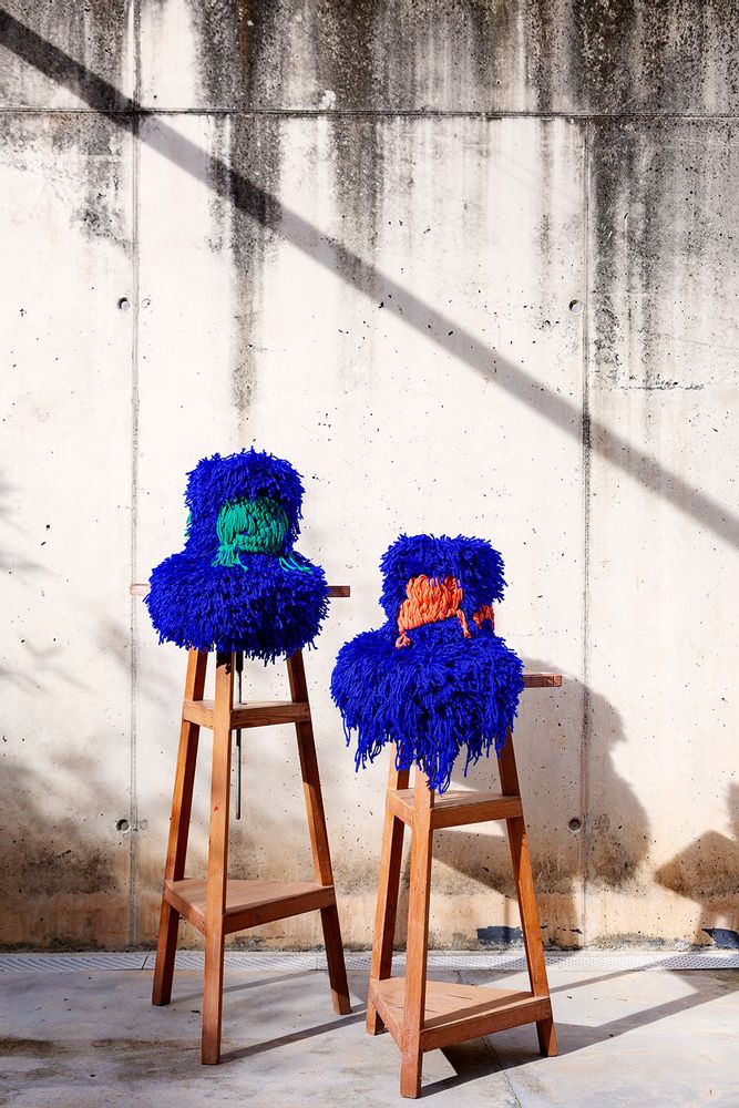 Unique pieces - Essence Furry Vase - MARIADELA ARAUJO