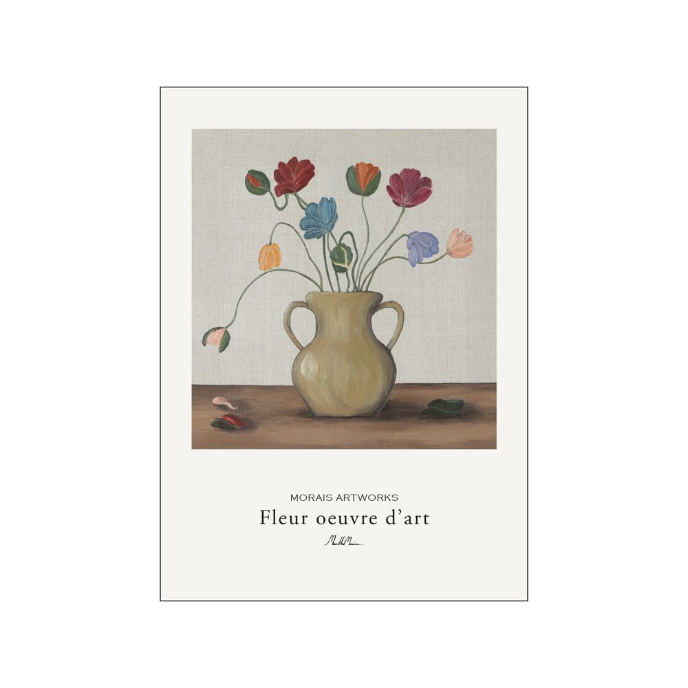 Poster - Poster - Fleur oeuvre d’art - NOVICTUS/ POSTER & FRAME