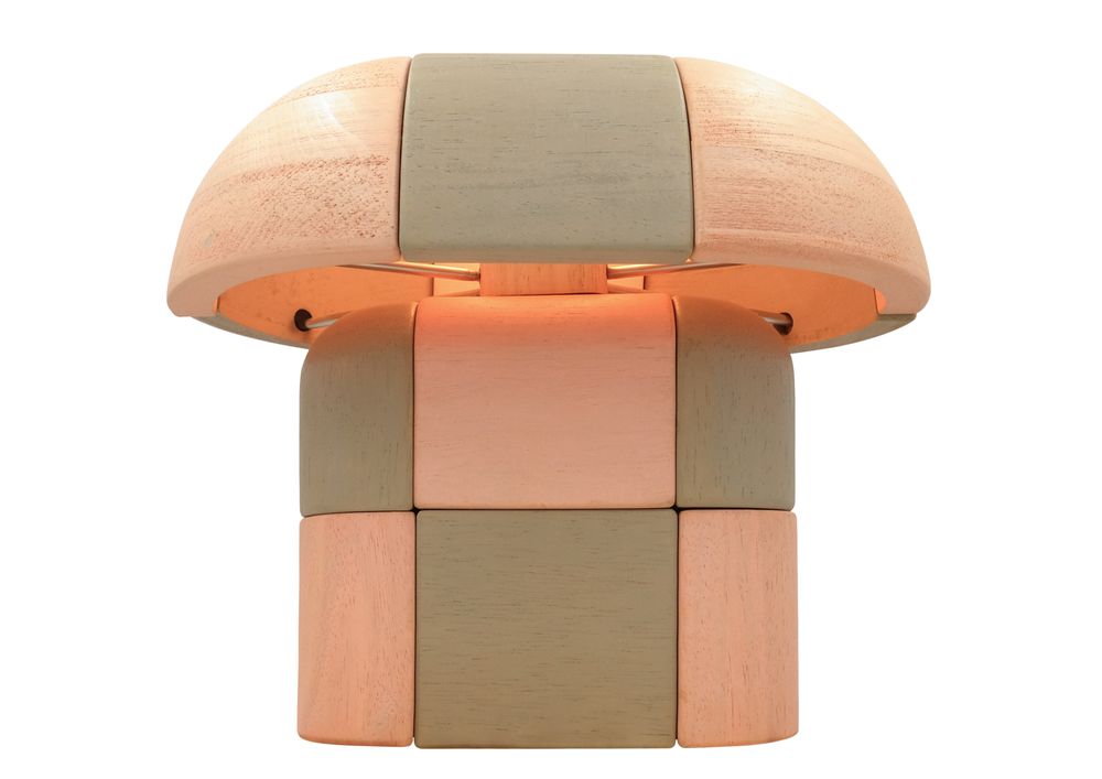 Design objects - Patched Table Lamp - PANISA OBJECTS