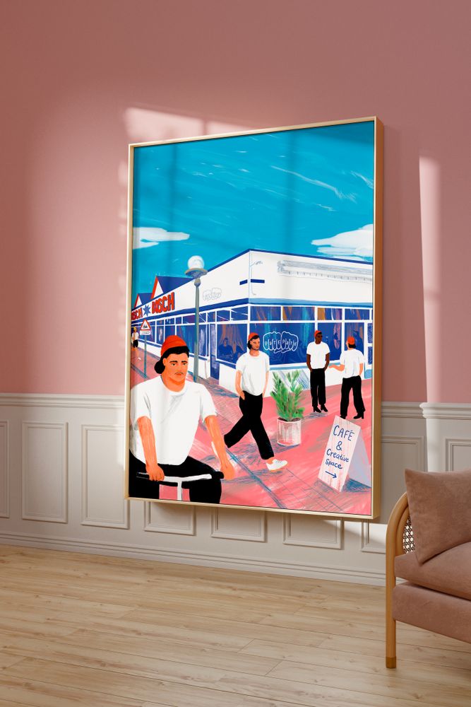 Poster - Poster - Kødbyen - NOVICTUS/ POSTER & FRAME