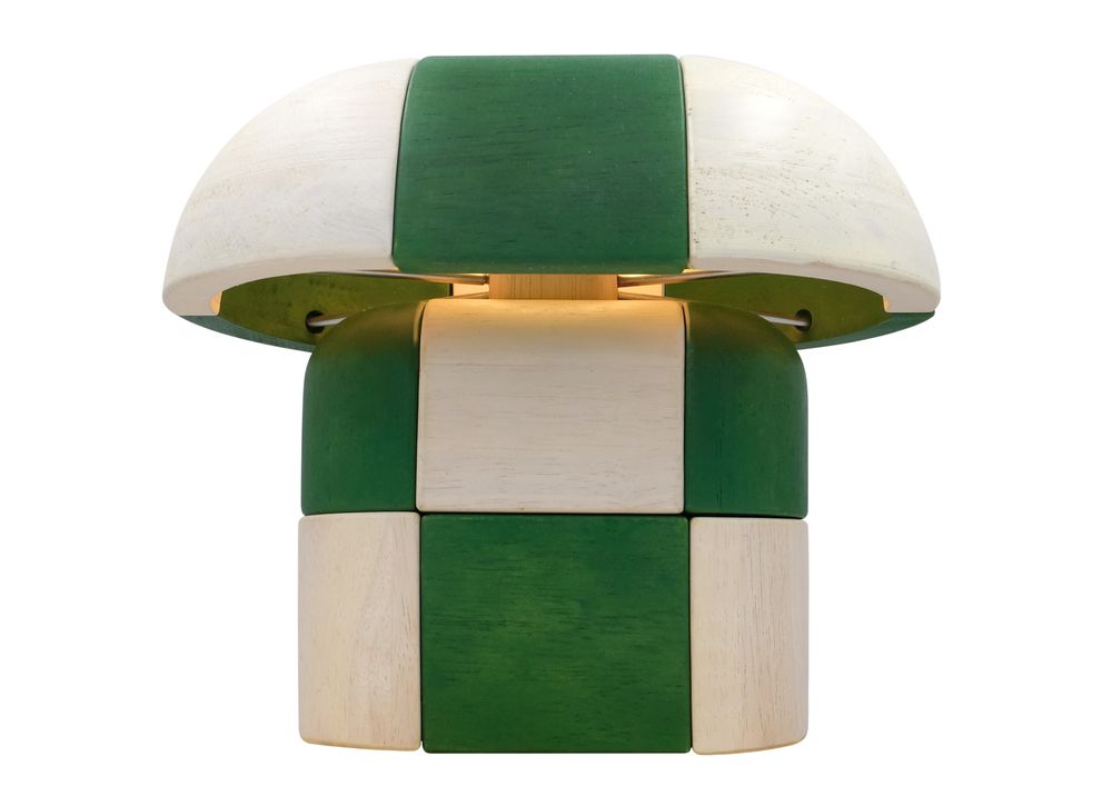 Design objects - Patched Table Lamp - PANISA OBJECTS