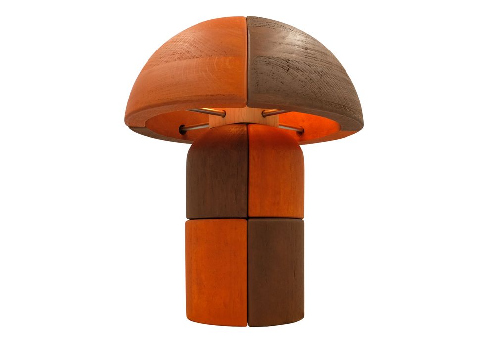 Design objects - Patched Table Lamp - PANISA OBJECTS