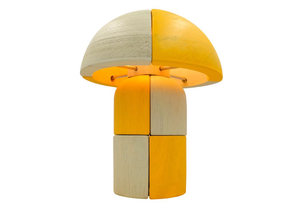 Design objects - Patched Table Lamp - PANISA OBJECTS