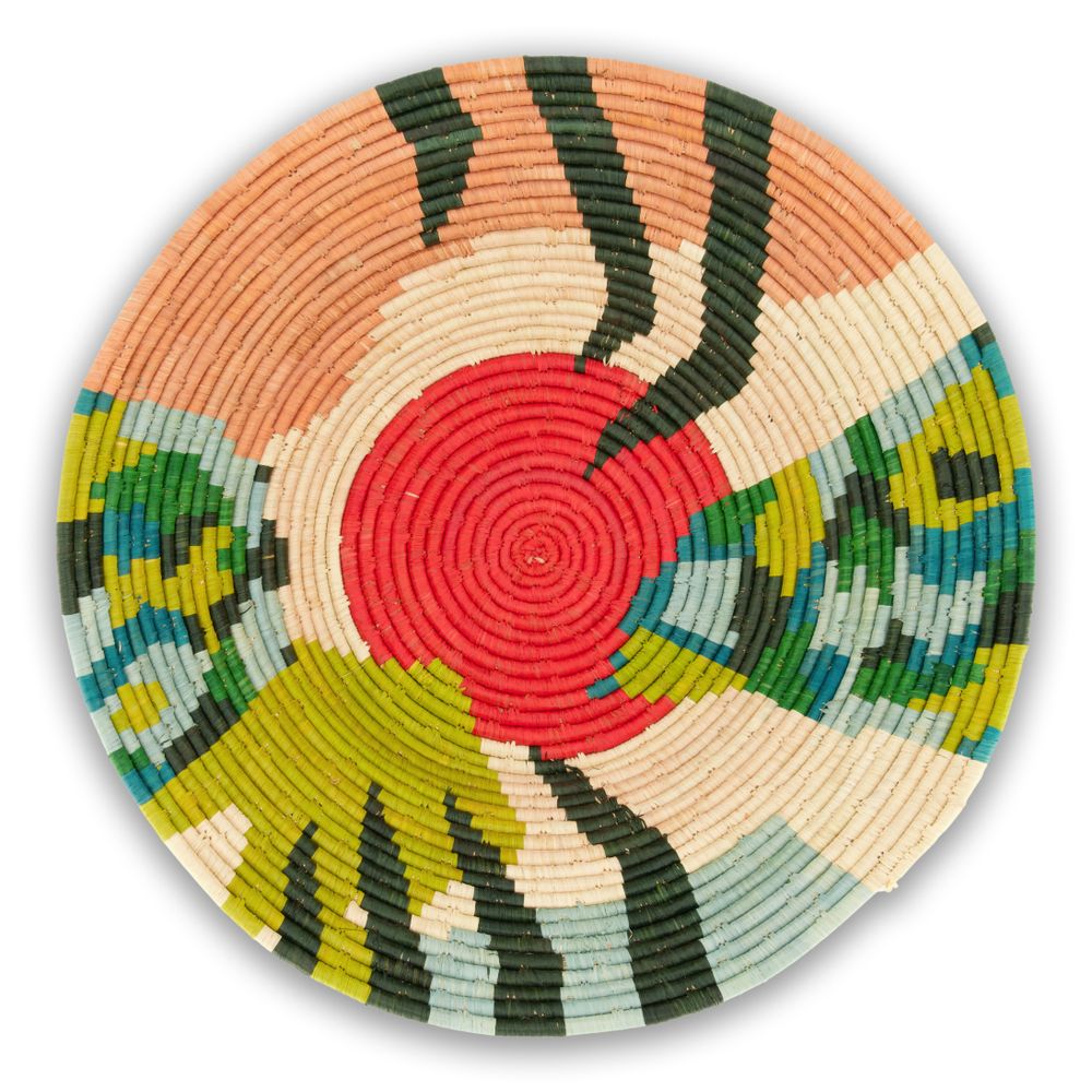 Autres décorations murales - Bol tissé exotique Seratonia - 16" - ALL ACROSS AFRICA + KAZI
