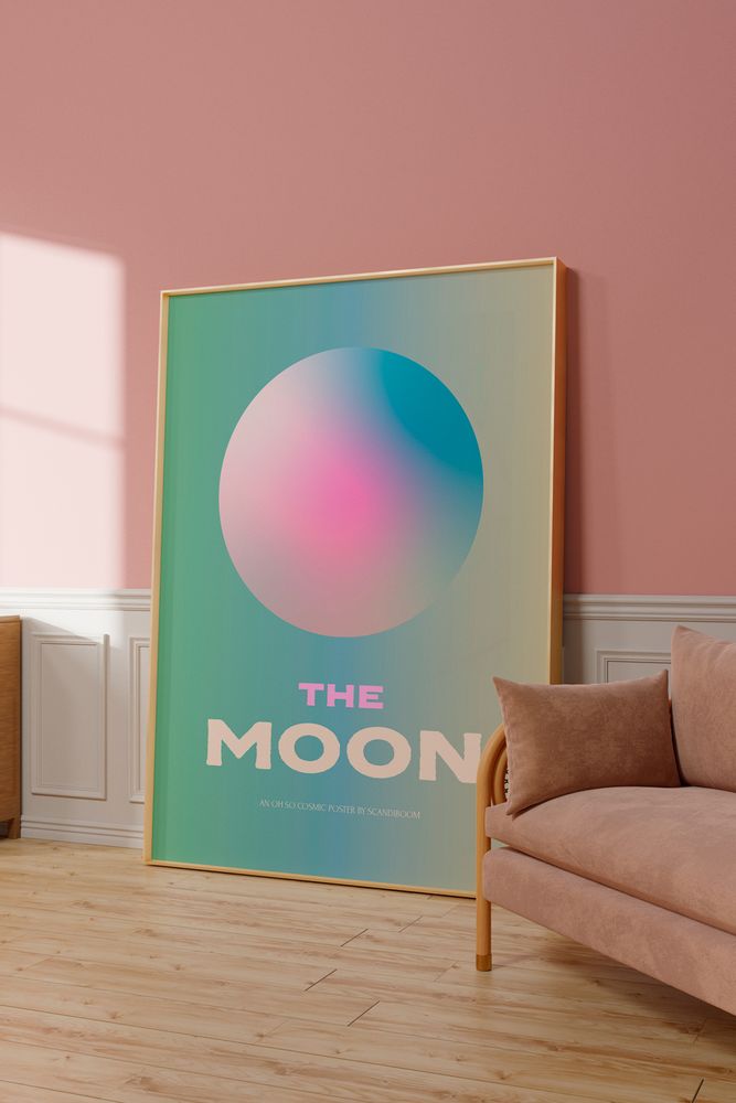 Poster - Poster - The Moon (Mint) - NOVICTUS/ POSTER & FRAME