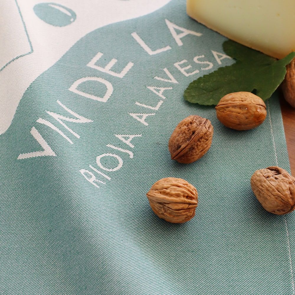 Dish towels - Kontatu Tea Towel 7 Provinces Le Vin Alava - LA MAISON JEAN-VIER