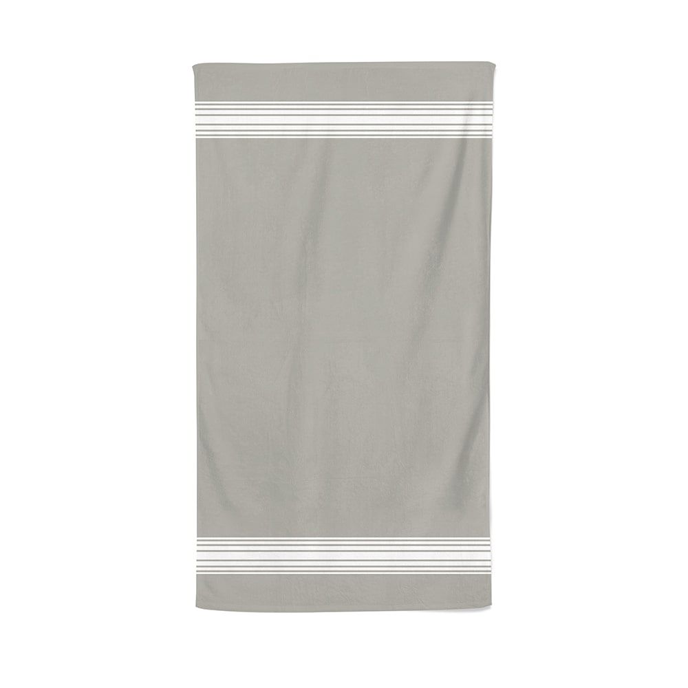 Serviettes de bain - Drap de douche Grand Hôtel Coton Bio Gris - LA MAISON JEAN-VIER