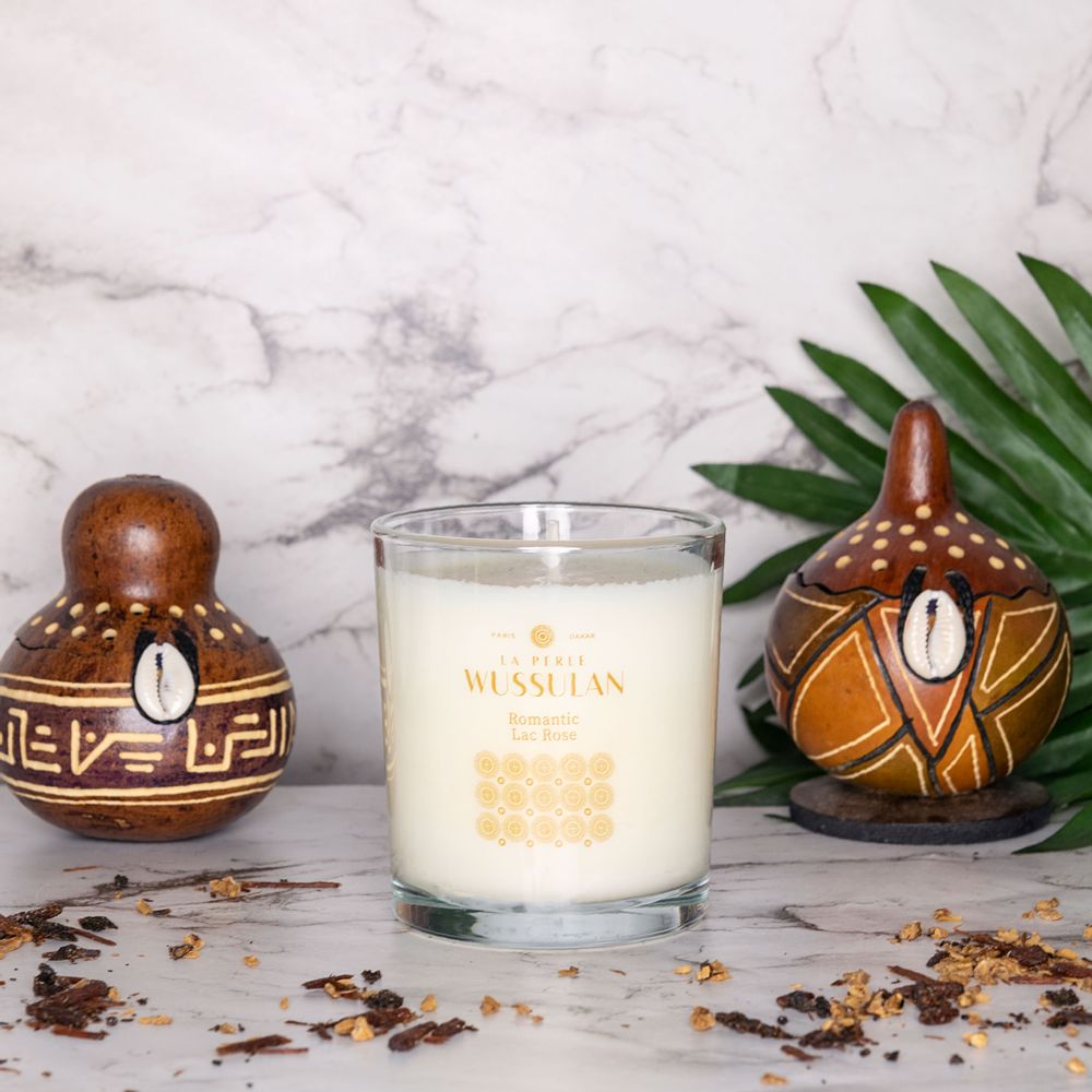 Decorative objects - Romantic Pink Lake Scented Candle - LA PERLE WUSSULAN