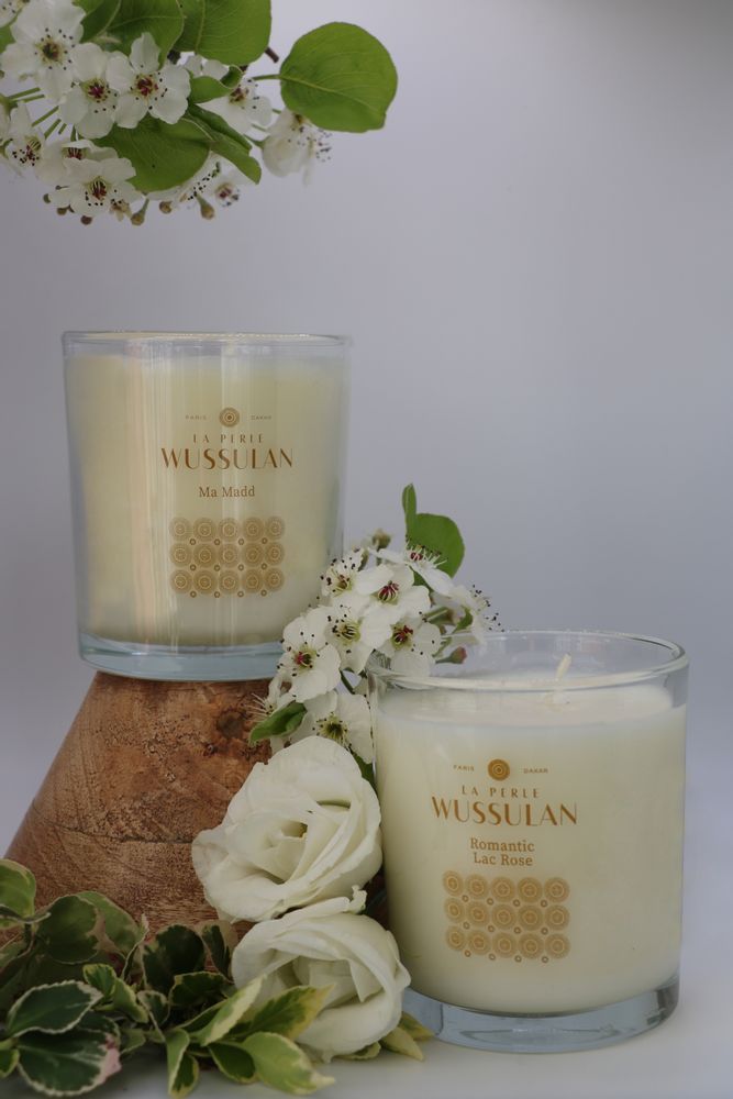 Decorative objects - Romantic Pink Lake Scented Candle - LA PERLE WUSSULAN