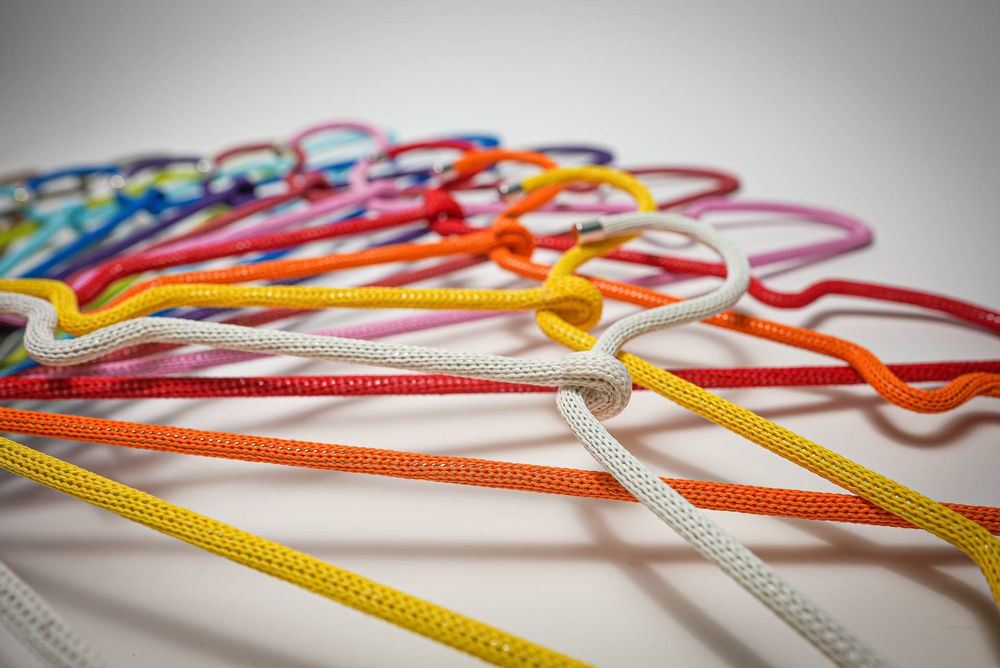 Bags and totes - Paper Tubular Ribbons 100% eco-friendly - MENONI
