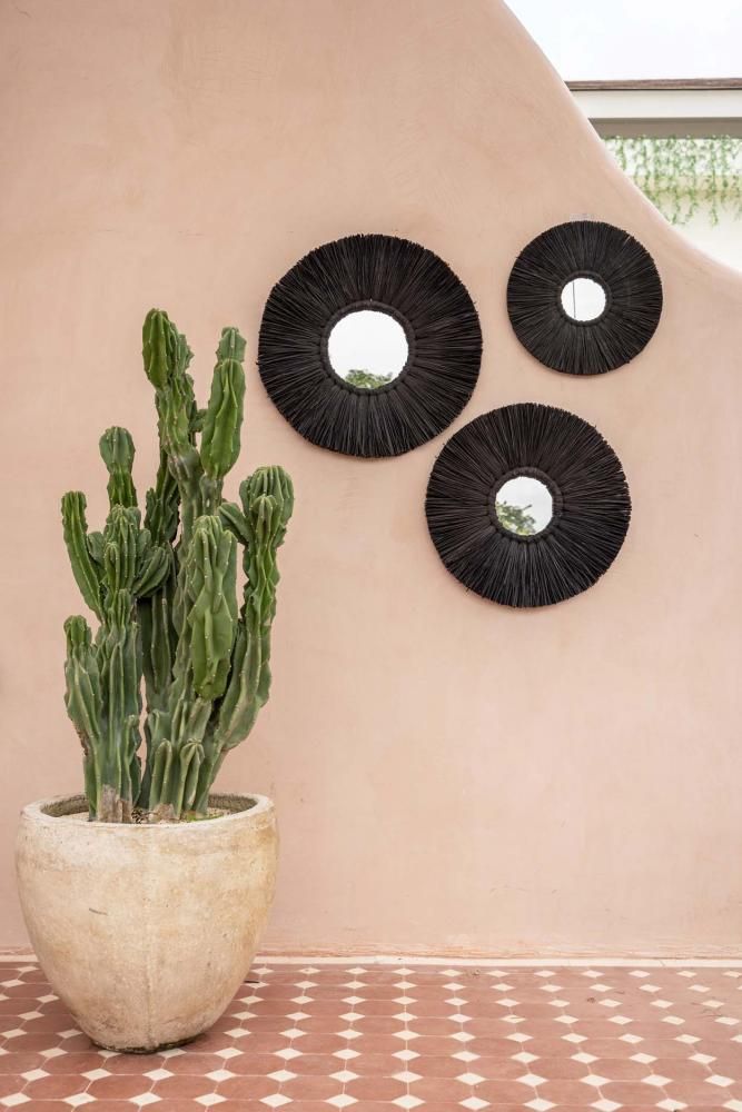 Miroirs - Le Miroir Alang Alang - Noir - M - BAZAR BIZAR LIVING