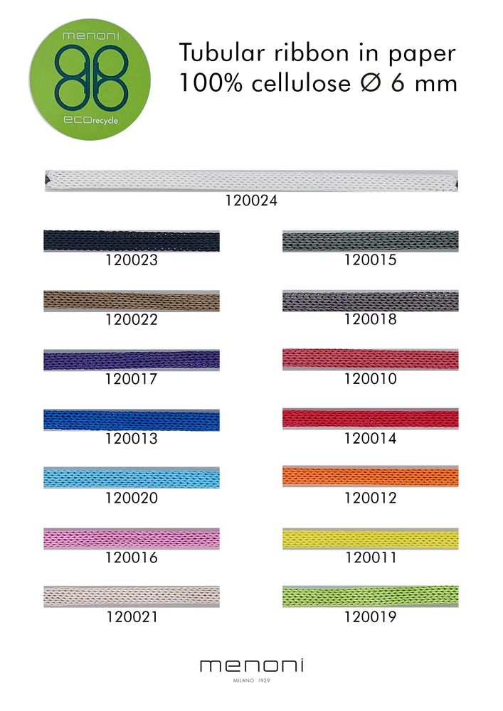 Bags and totes - Paper Tubular Ribbons 100% eco-friendly - MENONI