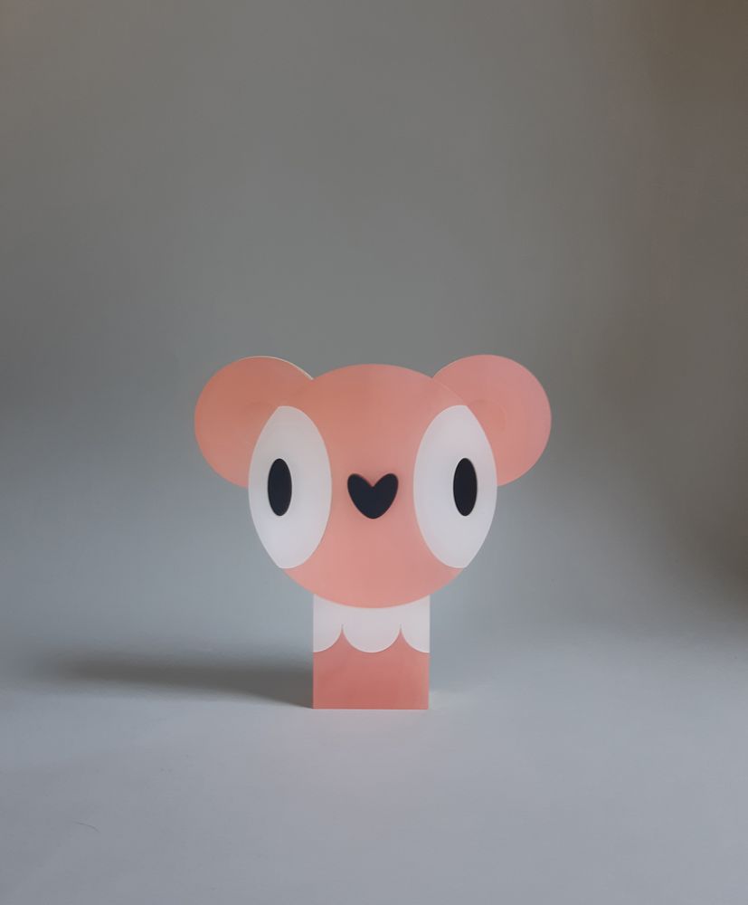 Design objects - ART FIGURINE : MONKEY BEAR - ANTONIJA M.