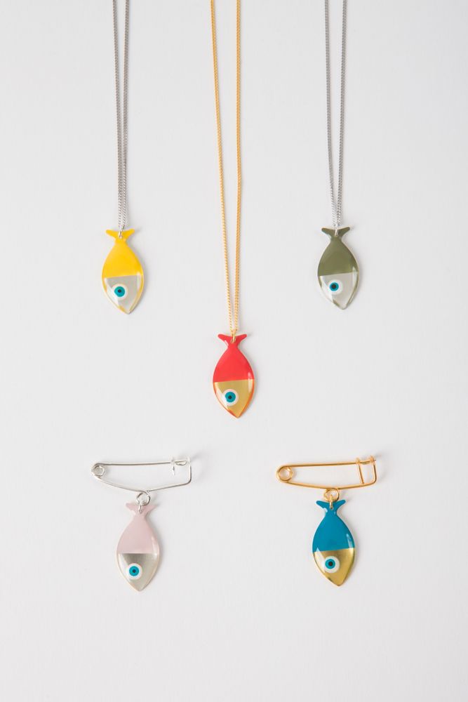 Bijoux - Poisson et sardine xxsmall pin - BORD DE L'EAU