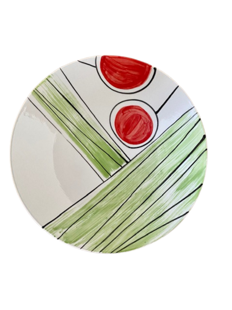 Céramique - Assiettes en porcelaine peintes à la main et personnalisables - CERASELLA CERAMICHE