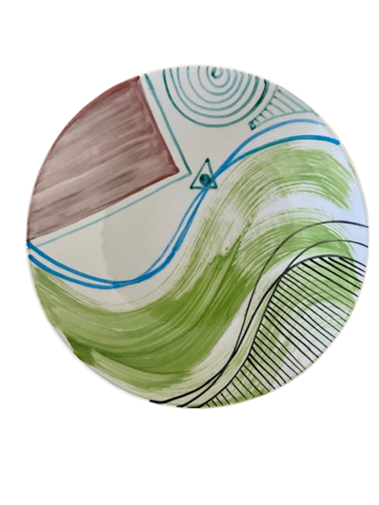 Céramique - Assiettes en porcelaine peintes à la main et personnalisables - CERASELLA CERAMICHE