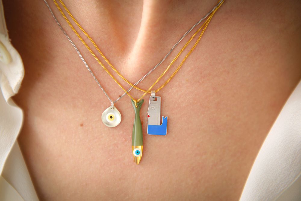 Bijoux - Pendentif Sardine XXsmall - BORD DE L'EAU