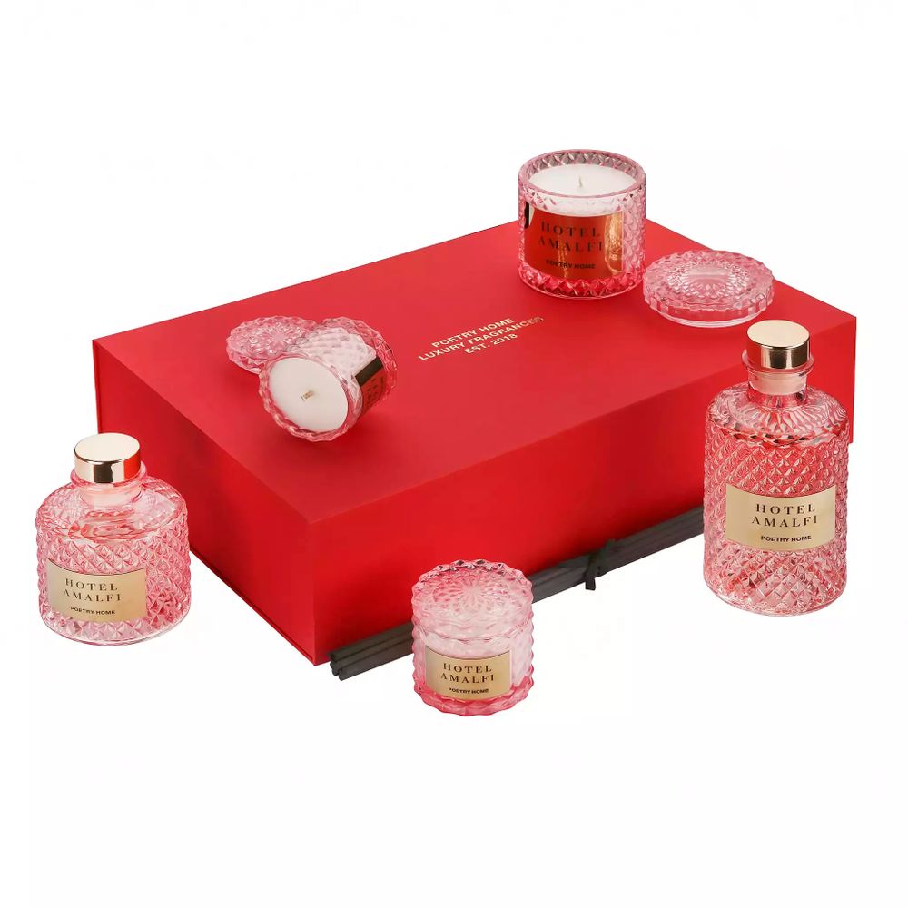 Home fragrances - FRAGRANCE GIFT SET. PERSONAL GIFT BOX - POETRY HOME