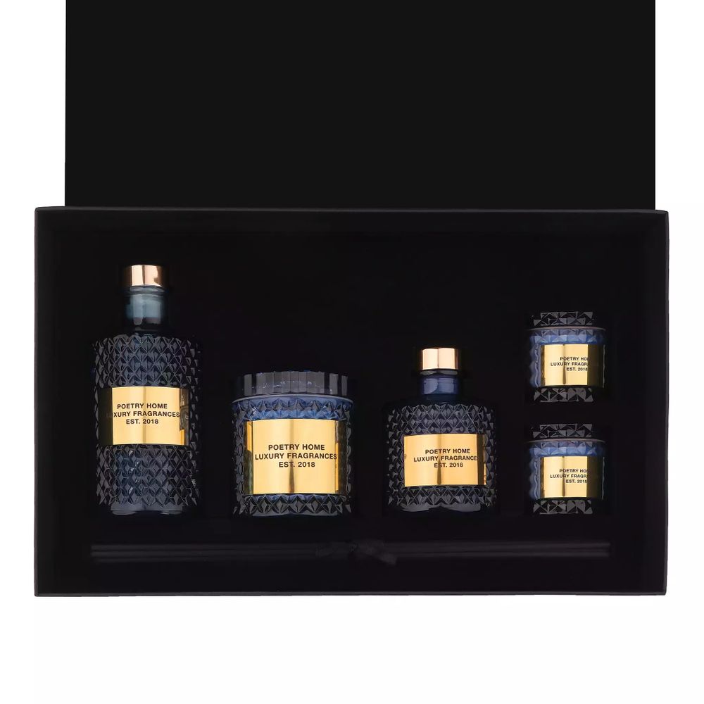 Home fragrances - FRAGRANCE GIFT SET. PERSONAL GIFT BOX - POETRY HOME