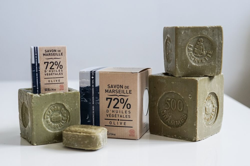 Soaps - Olive Marseille soap - 300g - SAVONNERIE DU MIDI 1894 LA CORVETTE