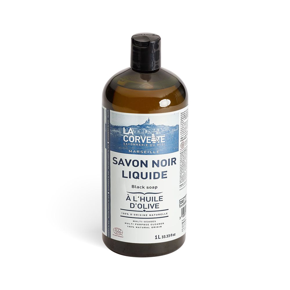 Savons - Savon noir liquide à l'huile d'olive - SAVONNERIE DU MIDI 1894 LA CORVETTE