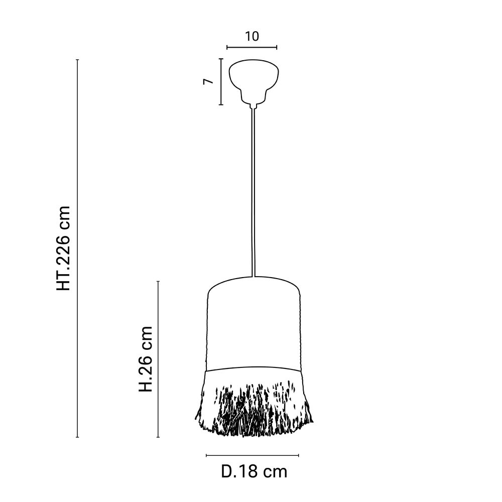 Suspensions - 1-light FORMENTERA pendant light - MARKET SET