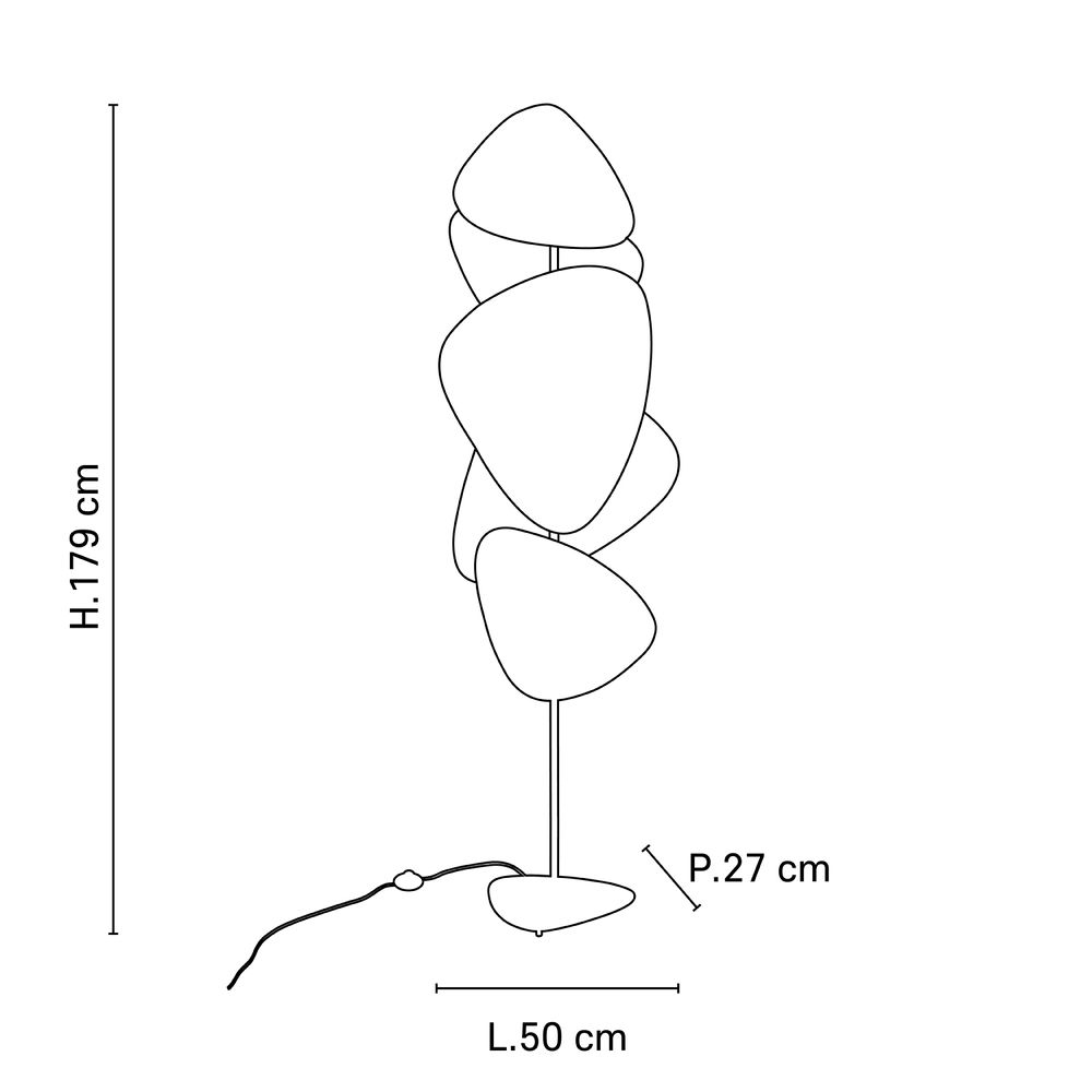 Floor lamps - 3-light SCREEN murano floorlamp - MARKET SET