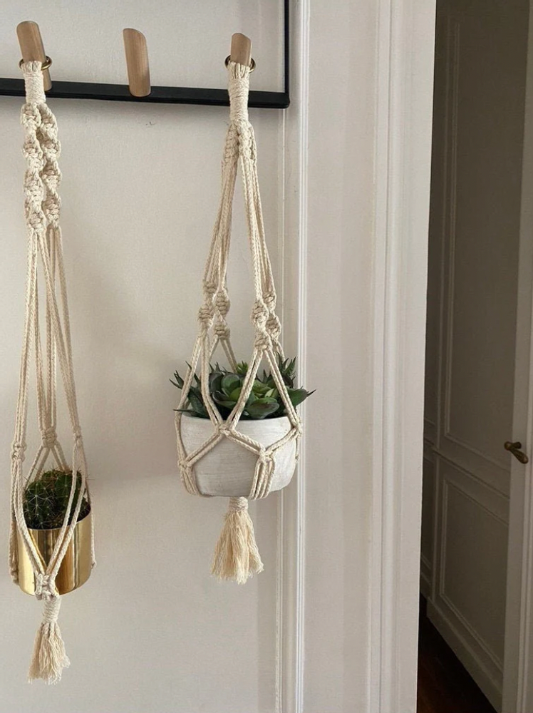 Decorative objects - Plant hanger Suzy - CORALIEHANDMADE