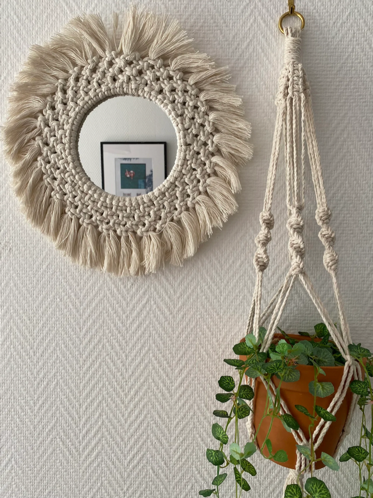 Decorative objects - Plant hanger Suzy - CORALIEHANDMADE