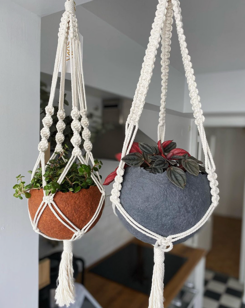 Decorative objects - Plant hanger Suzy - CORALIEHANDMADE
