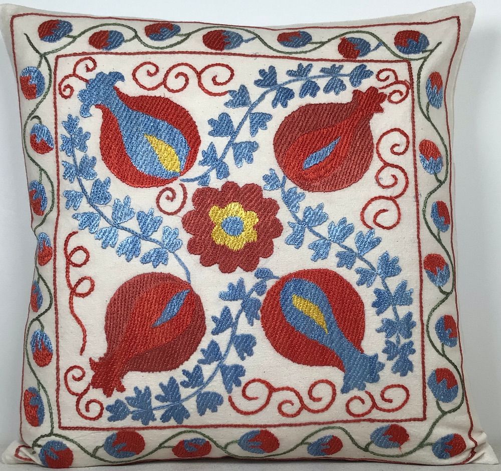 Cushions - SUZANI PILLOW CASE. - DEREGÖZÜ