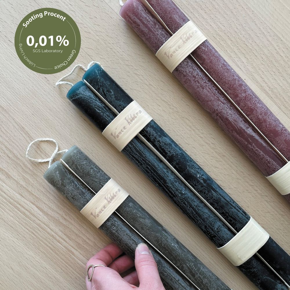 Objets design - Vance Kitira Bougies en bois - LÜBECH LIVING