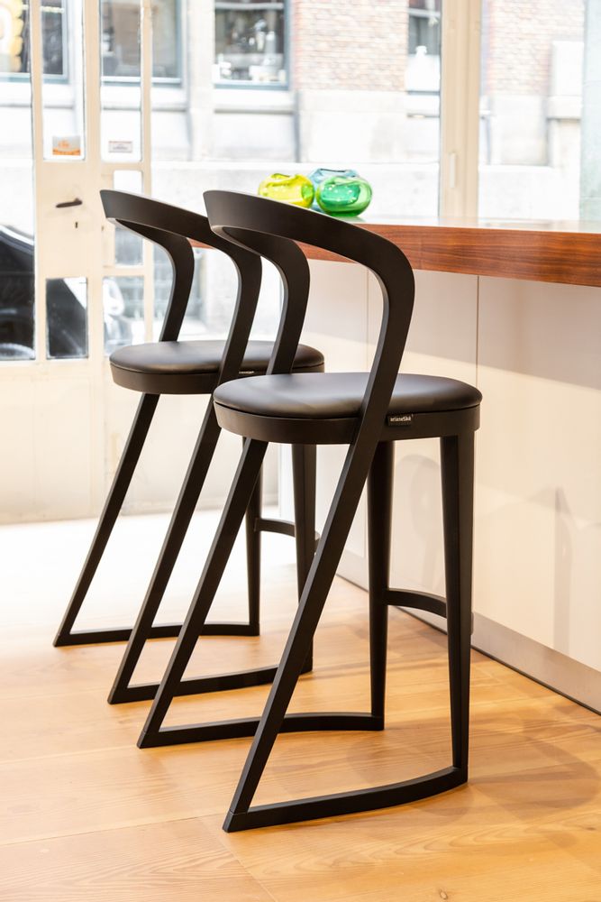 Meubles de cuisines - Chaise de bar Udi noir - ARIANESKÉ