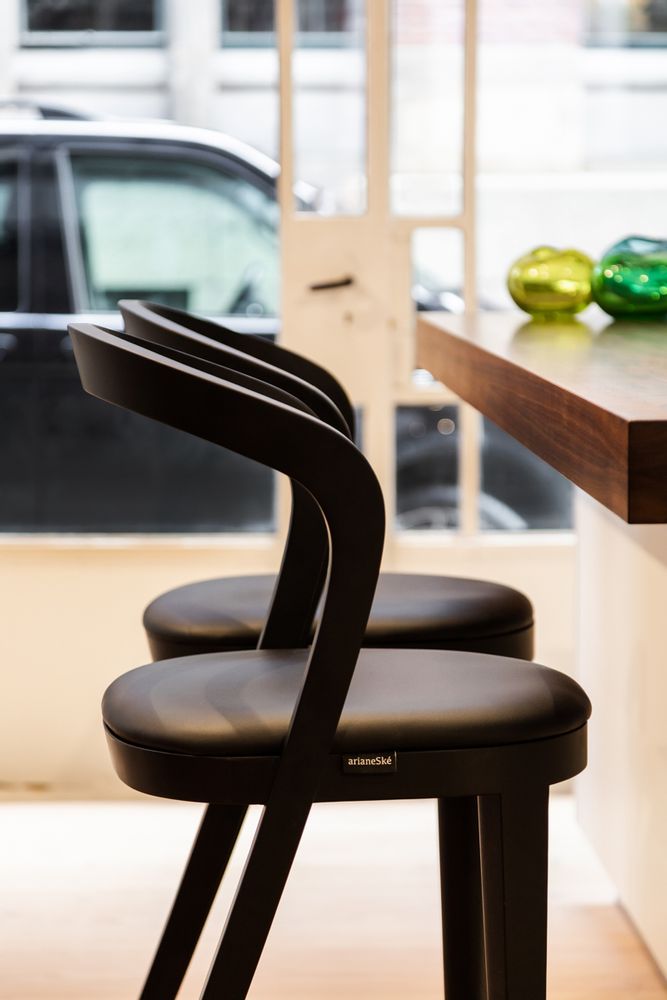 Meubles de cuisines - Chaise de bar Udi noir - ARIANESKÉ