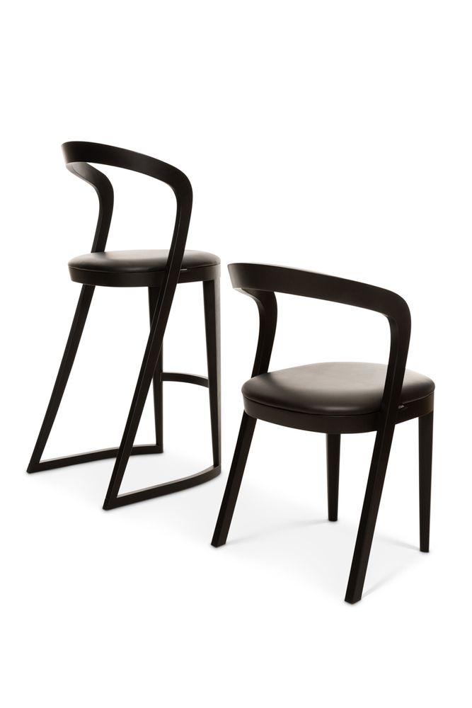 Meubles de cuisines - Chaise de bar Udi noir - ARIANESKÉ