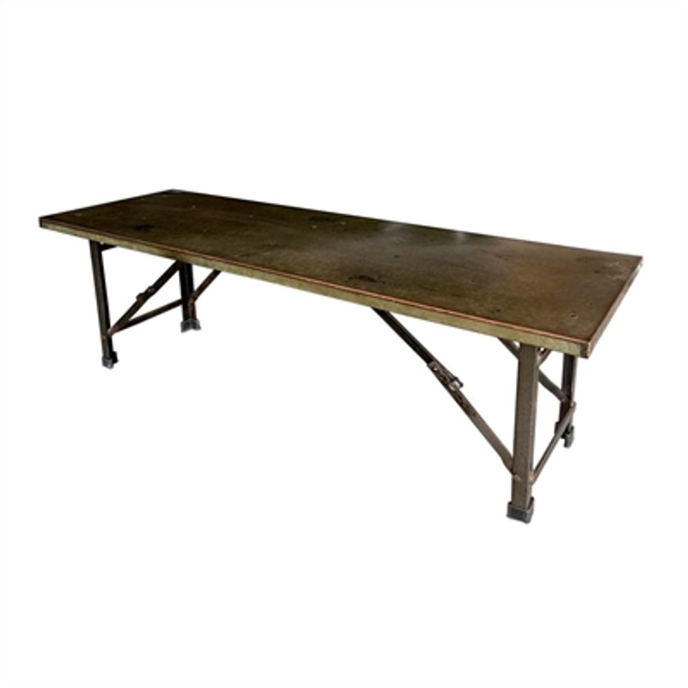 Other tables - metal foldable tables and benches and trunk - BY ROOM