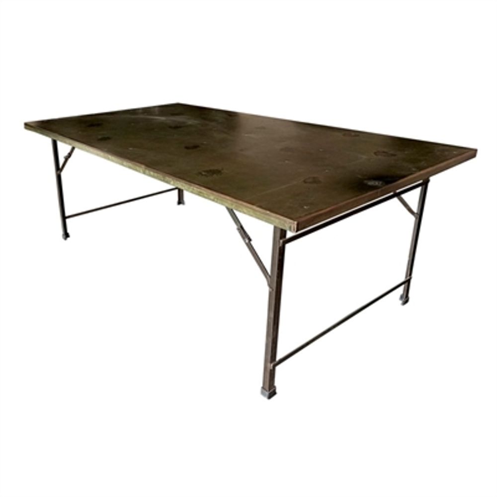 Other tables - metal foldable tables and benches and trunk - BY ROOM