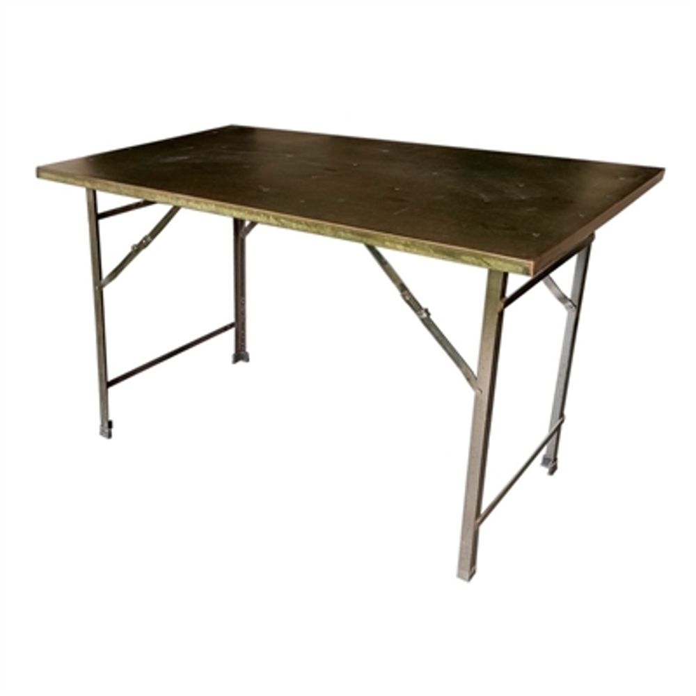 Other tables - metal foldable tables and benches and trunk - BY ROOM