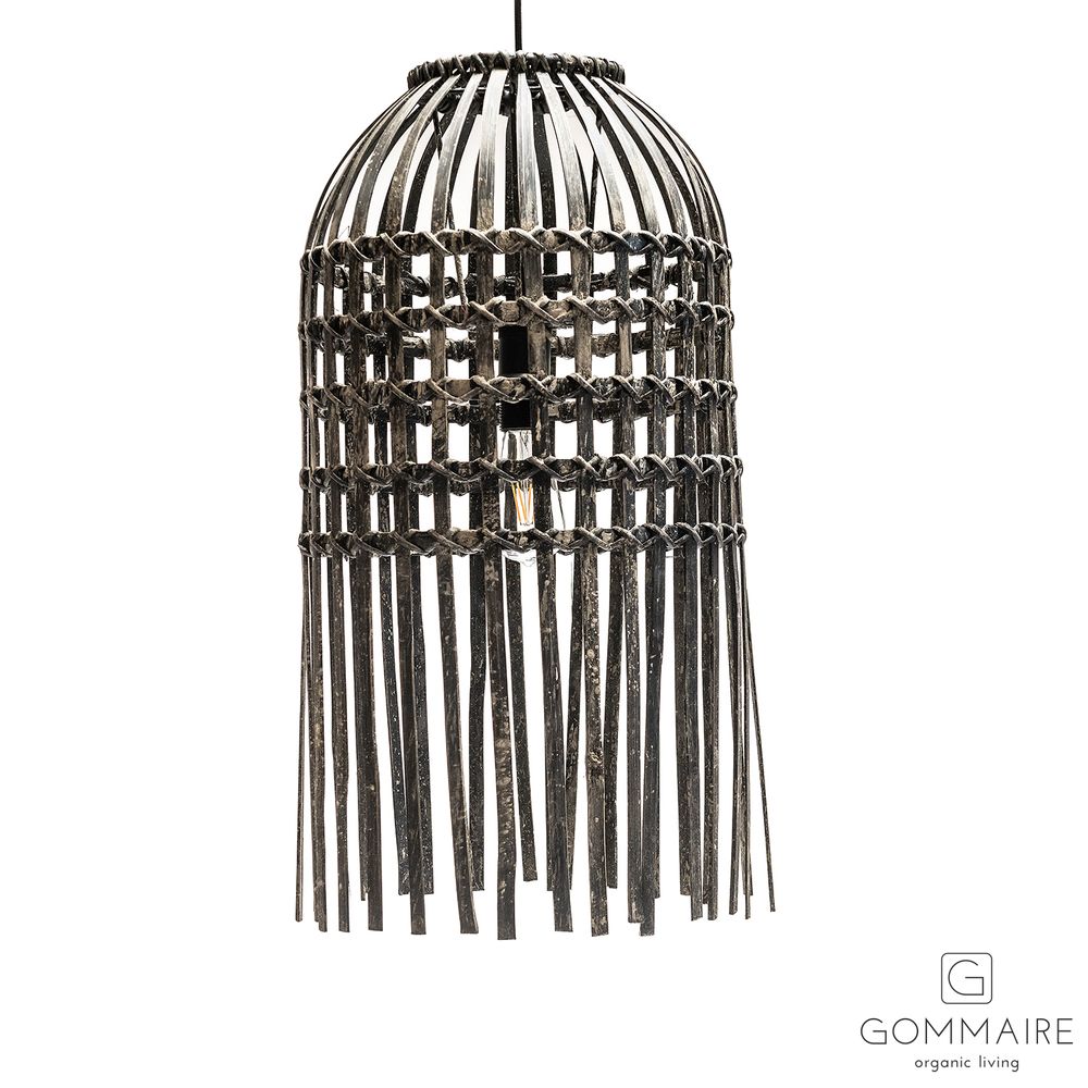 Design objects - HANGING LAMP BAMBOO INCL. CANOPY - GOMMAIRE