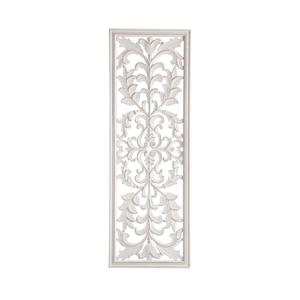 Other wall decoration - Douglas Medallion Hand Carved in White Wash - MH LONDON