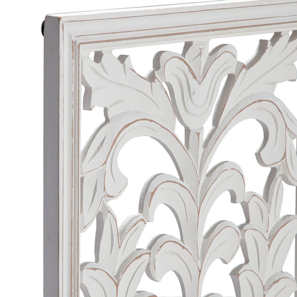 Other wall decoration - Douglas Medallion Hand Carved in White Wash - MH LONDON