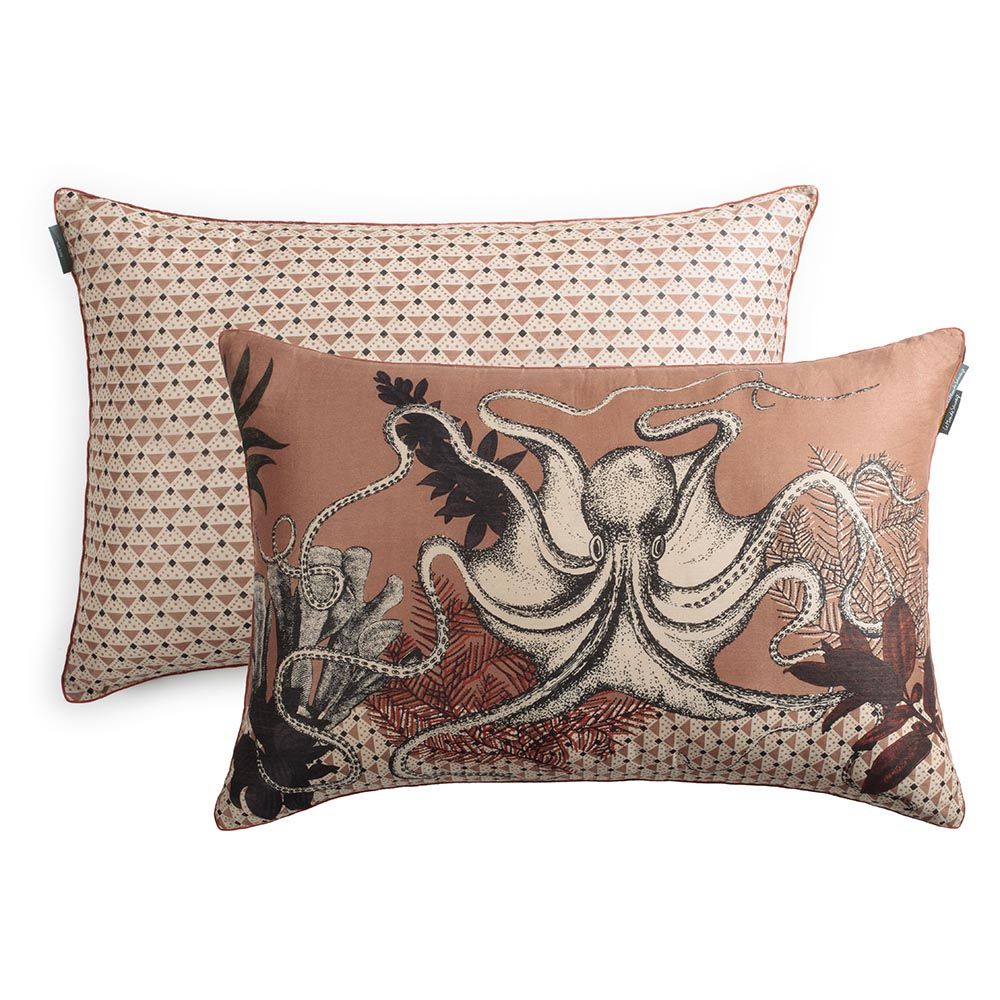Fabric cushions - Asie central cushions - LE MONDE SAUVAGE BEATRICE LAVAL